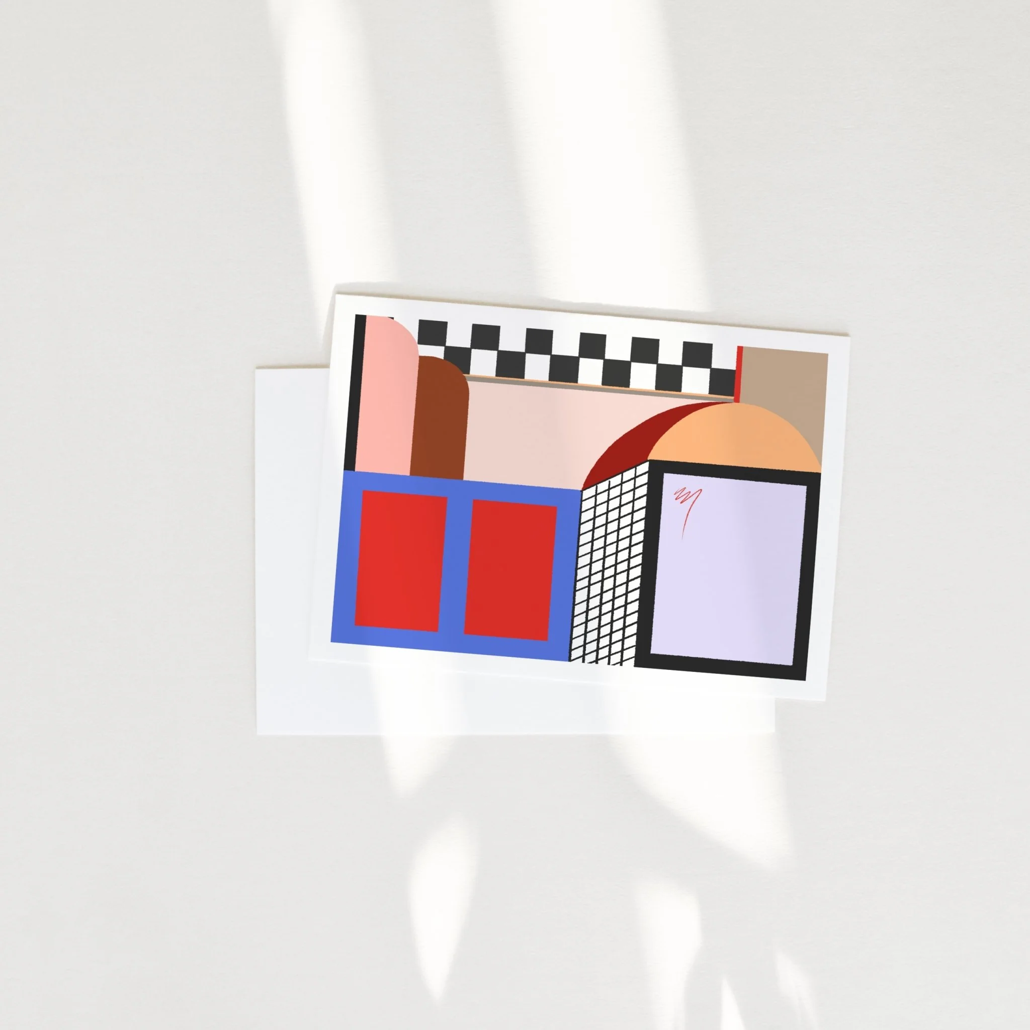 Abstract 02 Postcard