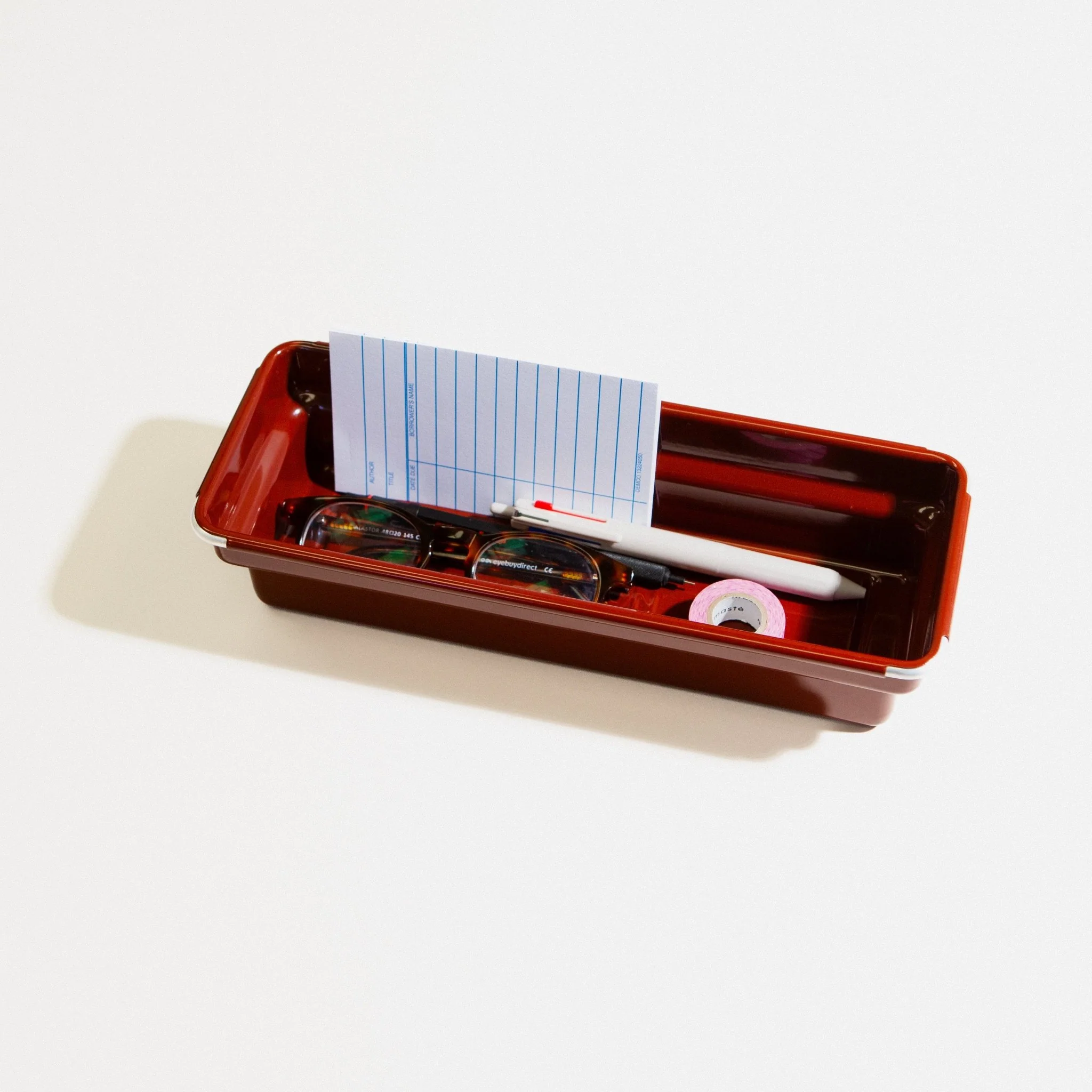Glossy Steel Desktop Tray - Deep - Image 6