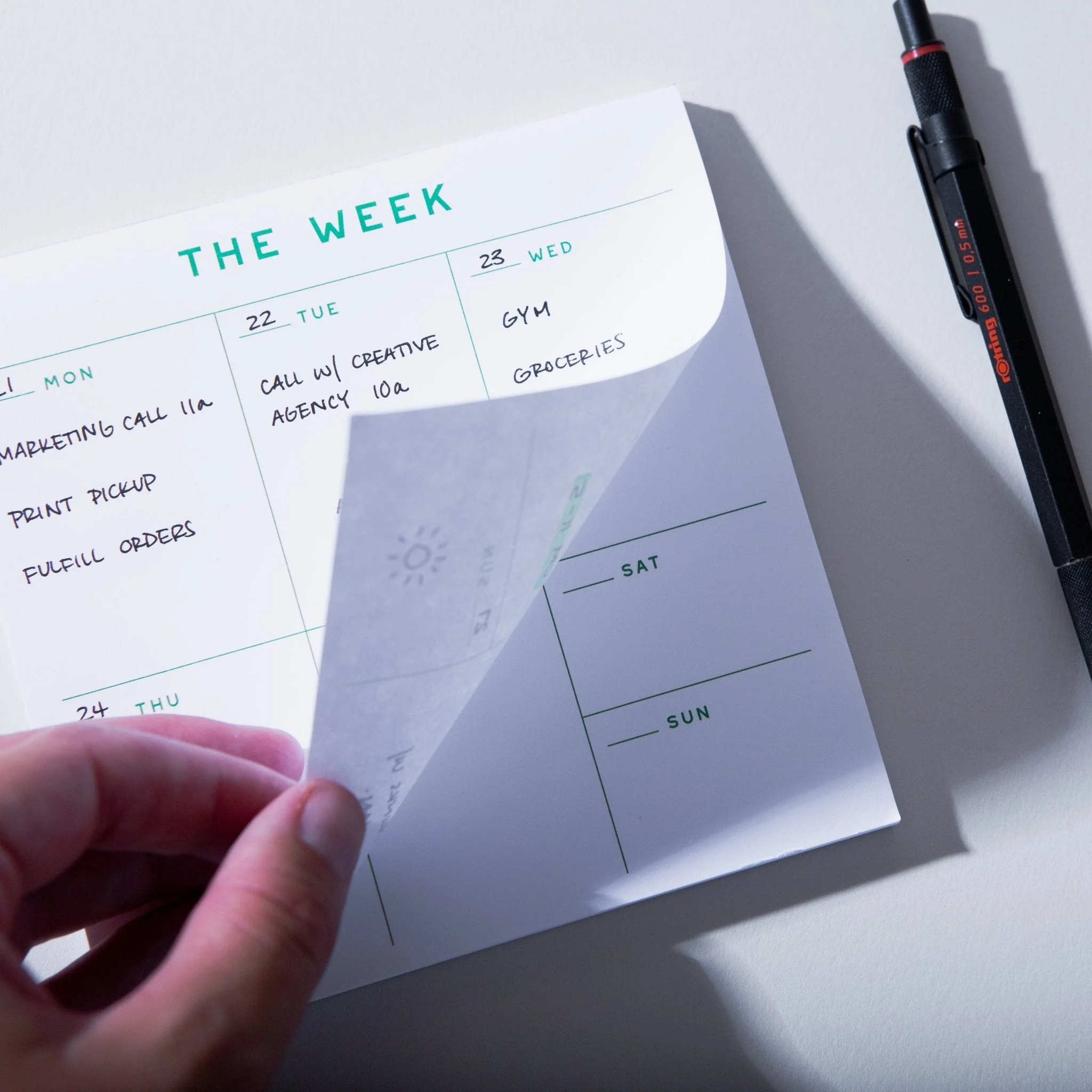 Small Weekly Desk Planner - Image 6